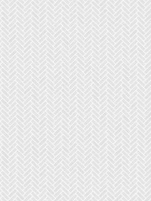 White Glossy Herringbone Mosaic