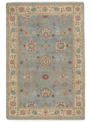 Ashia Hand Knotted Rug - 450 Azure Blue #1096