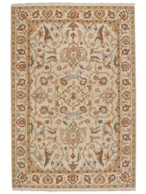 Ashia Hand Knotted Rug - 630 Ivory Multi #1096