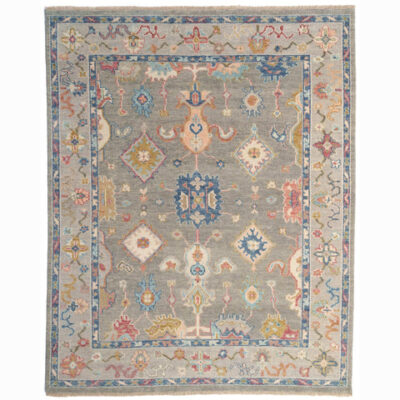 Verve Hand Knotted Rug - Pewter Denim