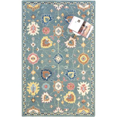 Avanti Hand Tufted Rug - Mahal 250 Teal #2543