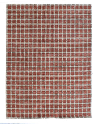 Tattersall Hand Loomed Rug - Brick