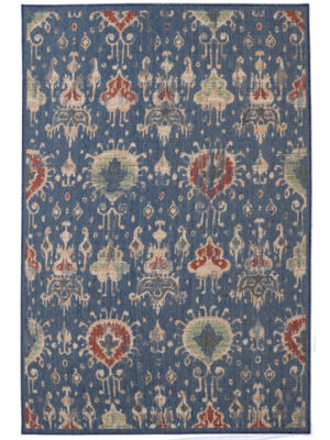Captiva Machine Made Rug - Ikat 450 Navy #5100