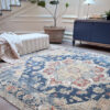 Manor Machine Made Rug - Indigo Multi