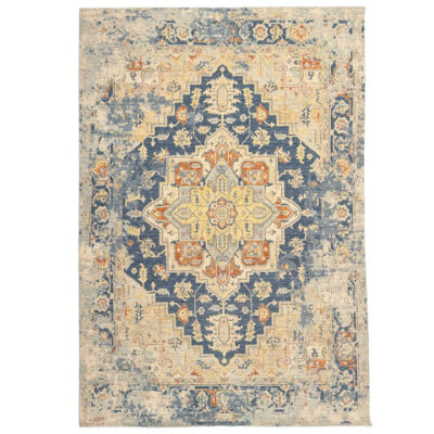 Manor Machine Made Rug - Indigo Multi