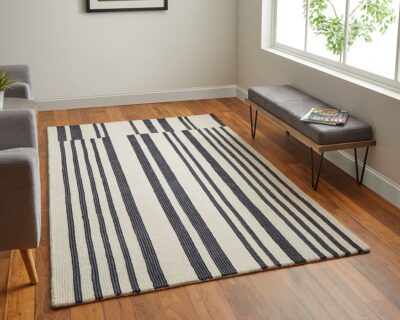 8901FIVYBLKF00_1 MAGUIRE Rug - 8901F-IVYBLK