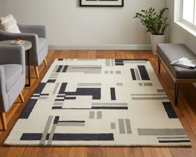 8903FIVYBLKF00_2 MAGUIRE Rug - 8903F-IVYBLK