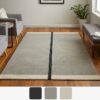 MAGUIRE Rug - 8904F-GRYBLK