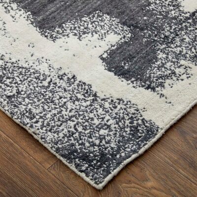 CODA Rug - 8930F-BLKWHT