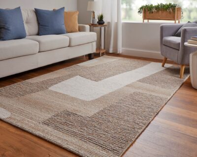 8953FBGEBRNF00_1 POLLOCK Rug - 8953F-BGEBRN