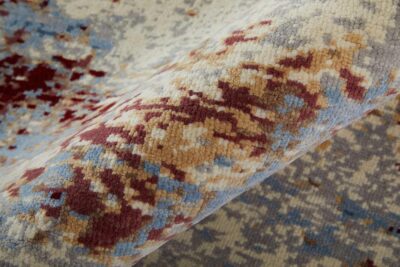 C6033TANBLUF99_4 SUMNER Rug - C6033-TANBLU