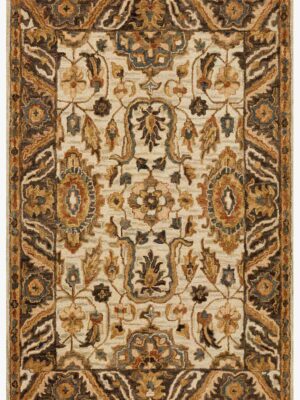 Victoria - VK-02 Ivory / Dk Taupe