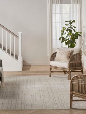 Andes And03 Ivory Grey Area Rug