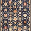 Antique Bloom Anb01 Navy Area Rug