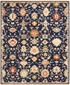 Antique Bloom Anb01 Navy Area Rug