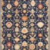 Antique Bloom Anb01 Navy Area Rug