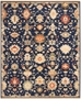 Antique Bloom Anb01 Navy Area Rug