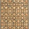 Antique Bloom Anb02 Mocha Multicolor Area Rug