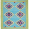 Baja Baj02 Blue/Green Rug