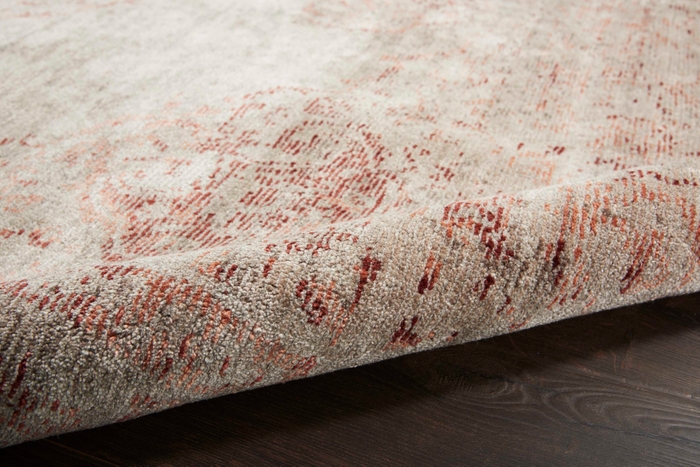 Lucent Lcn07 Silver/Red Rug