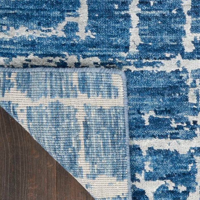 Luna Lun02 Blue Silver Rug