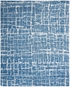 Luna Lun02 Blue Silver Rug