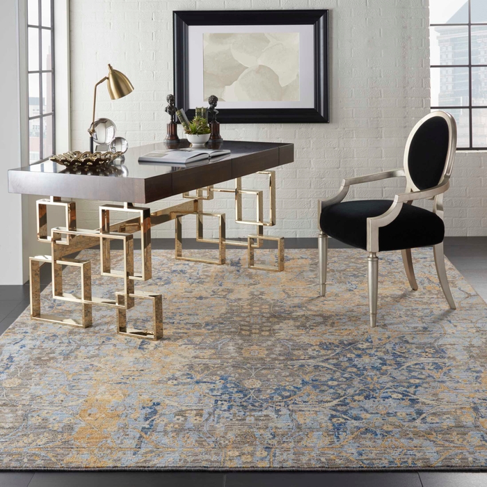 Majestic Mst01 Beige Blue Rug