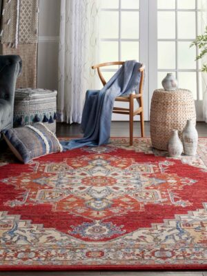 Majestic Mst05 Red Rug