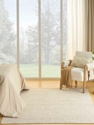Natural Jute Njt01 Ivory Area Rug