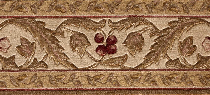 Ashton House Regal Vine A02B Olive Border