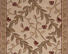 Ashton House Regal Vine A02R Ivory Runner