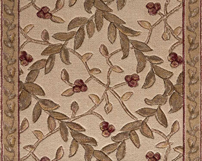 Ashton House Regal Vine A02R Ivory Runner