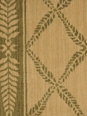 Chateau Normandy No01 Ivory Green Broadloom