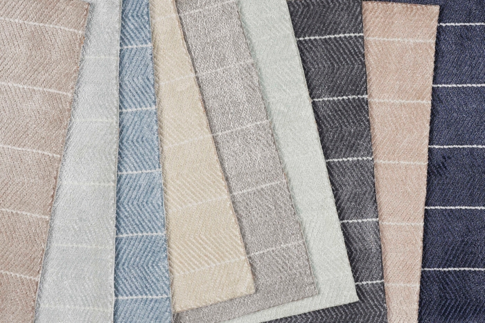 Satin Chevron Satch Champagne