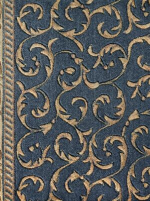 Somerset Scrollwork St02 Navy Runner