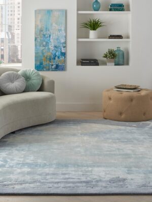 Prismatic Prs19 Seafoam/Silver Rug