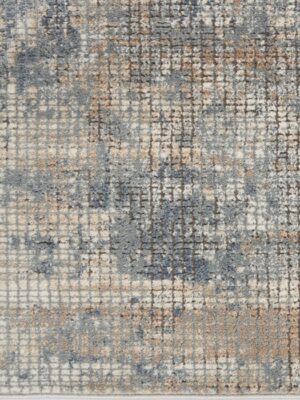 Quarry Qua02 Blue/Beige Rug