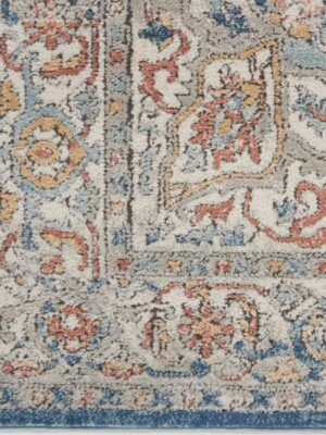 Quarry Qua11 Ivory Blue Rug