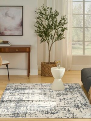 Quarry Qua17 Ivory Grey Area Rug
