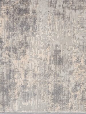 Rustic Textures Rus01 Ivory/Silver Rug