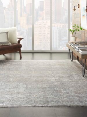 Starry Nights Stn03 Silver/Cream Rug