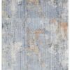 Abstract Hues Abh01 Grey/Blue Area Rug