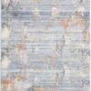 Abstract Hues Abh01 Grey/Blue Area Rug