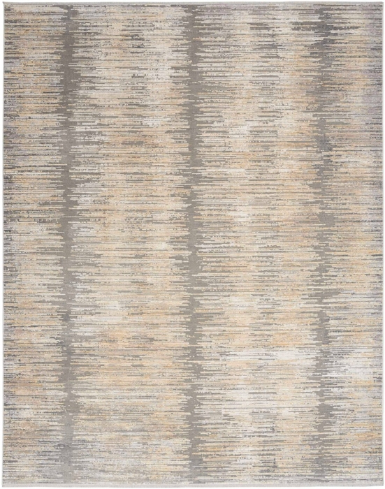 Abstract Hues Abh03 Grey/Gold Area Rug