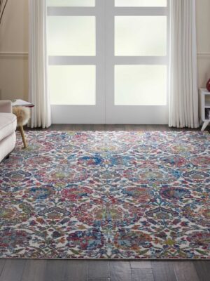Ankara Global Anr06 Ivory/Blue Rug