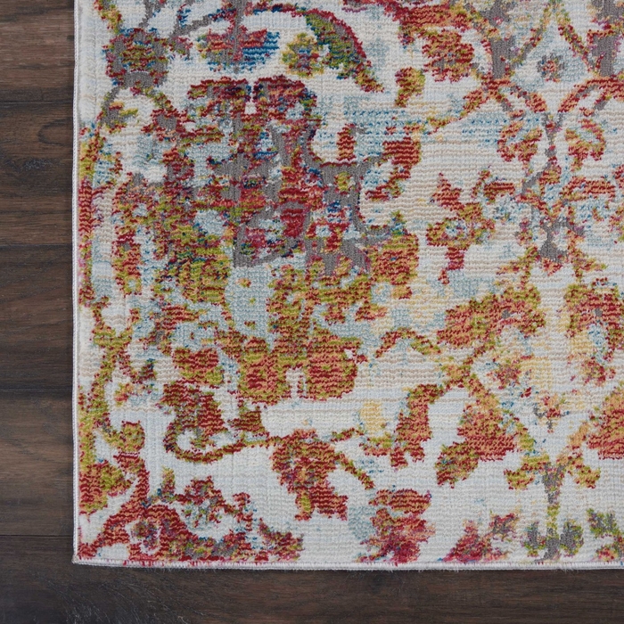 Ankara Global Anr06 Ivory/Orange Rug
