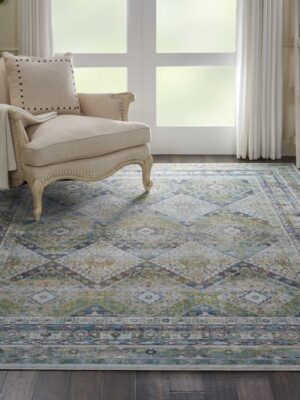 Ankara Global Anr07 Blue/Green Rug