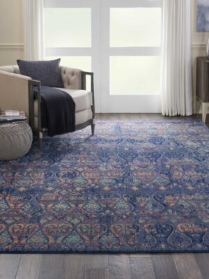 Ankara Global Anr08 Navy/Multicolor Rug