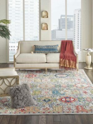 Ankara Global Anr12 Grey/Multicolor Rug