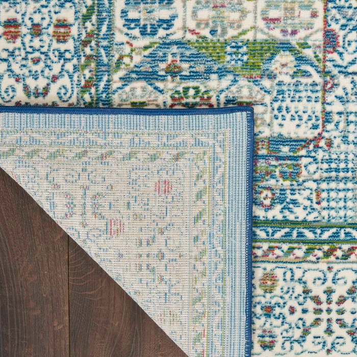 Ankara Global Anr17 Ivory Light Blue Rug